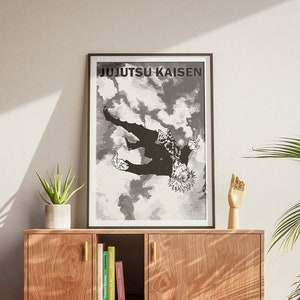 Jujutsu Kaisen poster/ anime wall print/manga art/anime poster/Satoru Gojo/Yuji Itadori/Jujutsu Kaisen print/Anime decor/Anime room decor