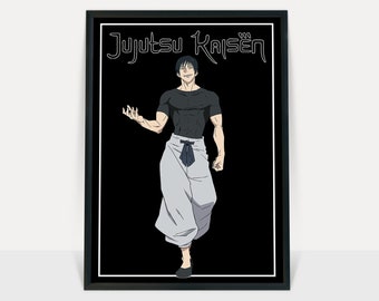 Jujutsu Kaisen poster/ anime wall print/manga art/anime poster/Satoru Gojo/Yuji Itadori/Jujutsu Kaisen print/Anime decor/Anime room decor
