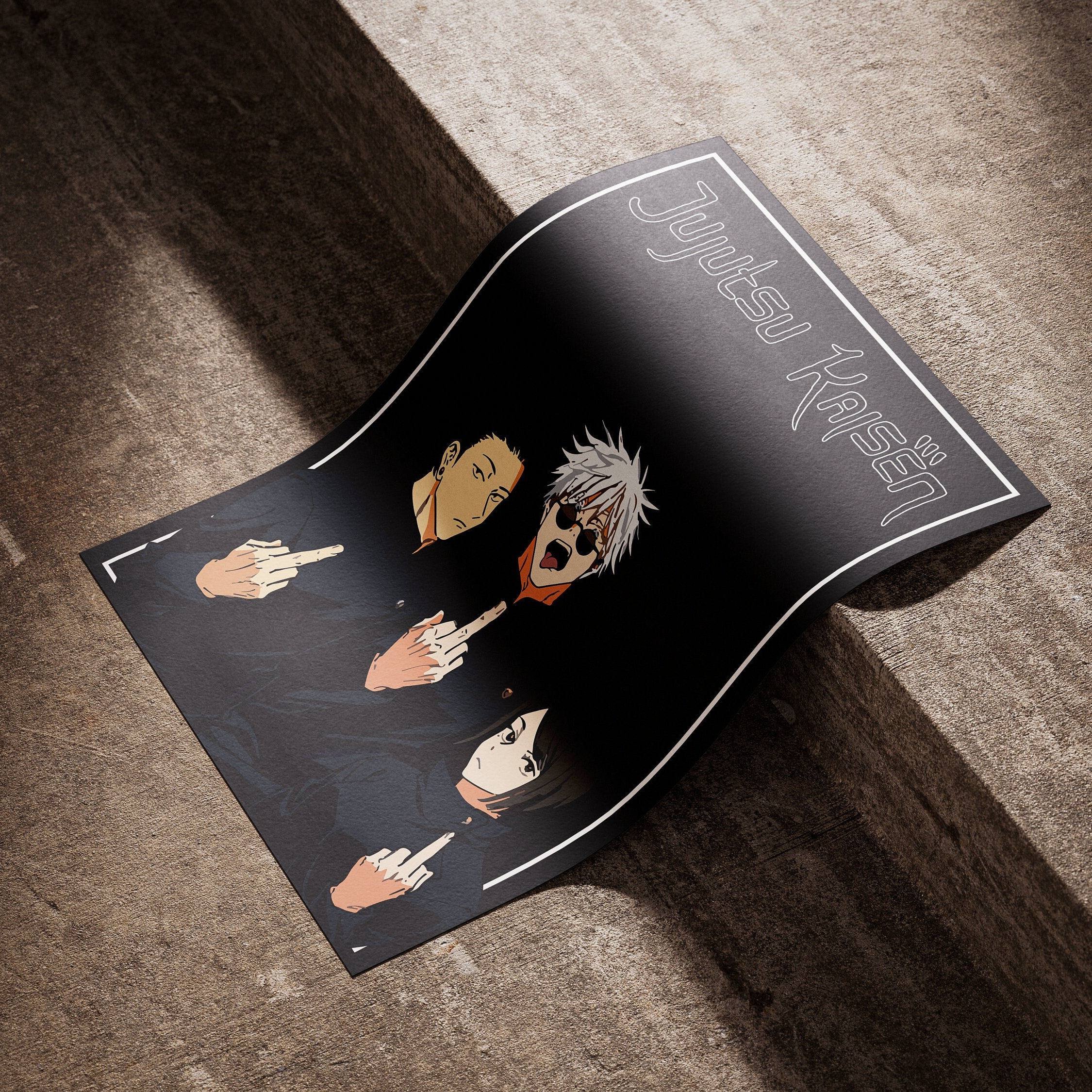Jujutsu Kaisen Poster/ Anime Wall Print/manga Art/anime Poster/satoru ...