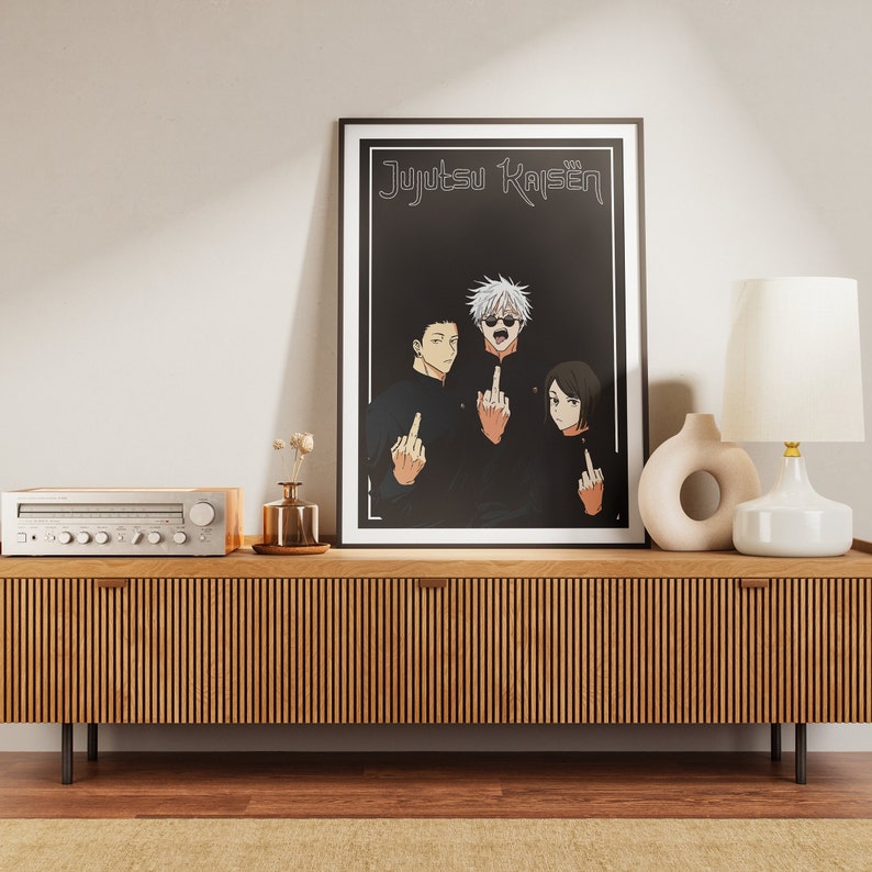 Jujutsu Kaisen Poster/ Anime Wall Print/manga Art/anime Poster/satoru ...