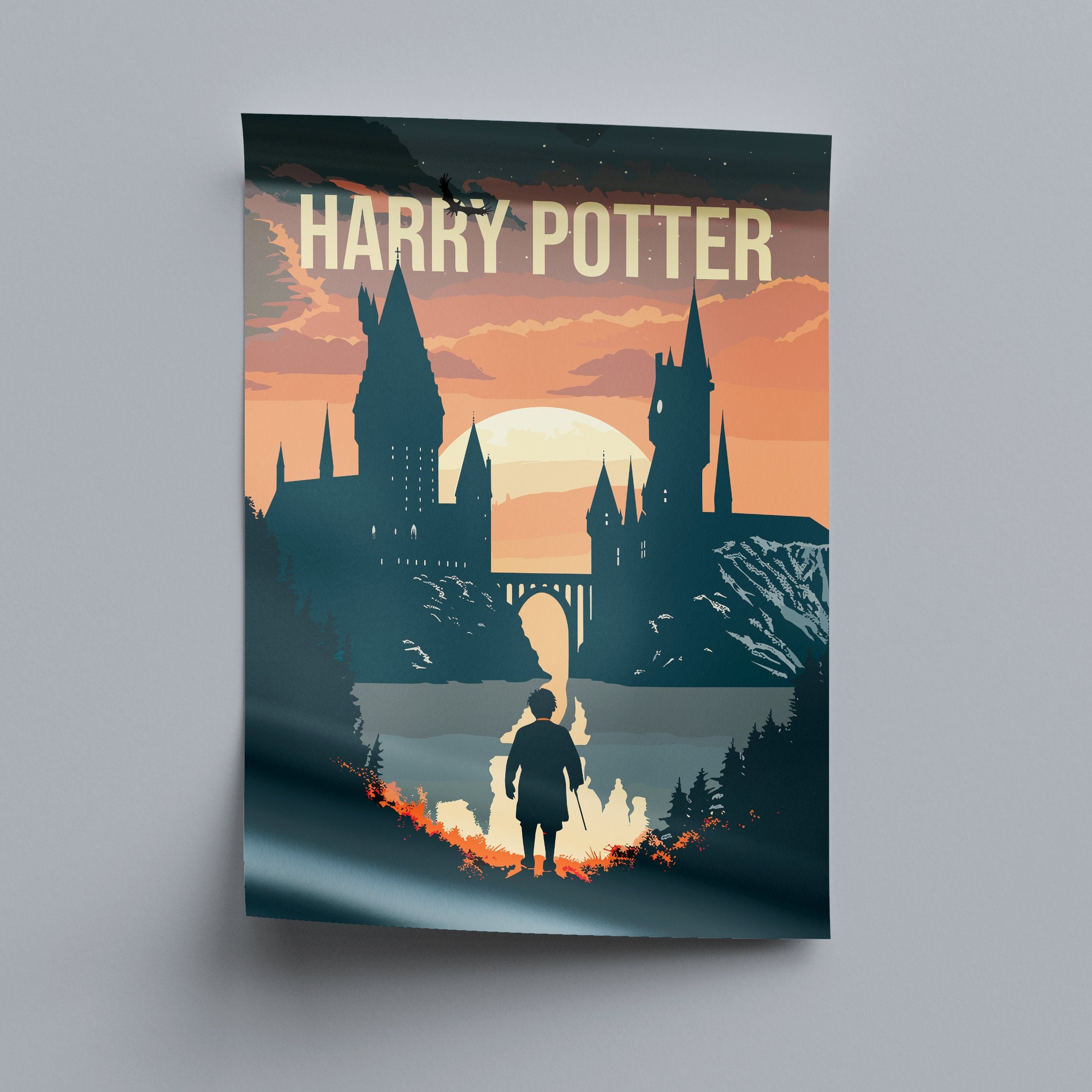 HP Printable Film Poster, HP Travel Poster, Hp Party Decoration ...