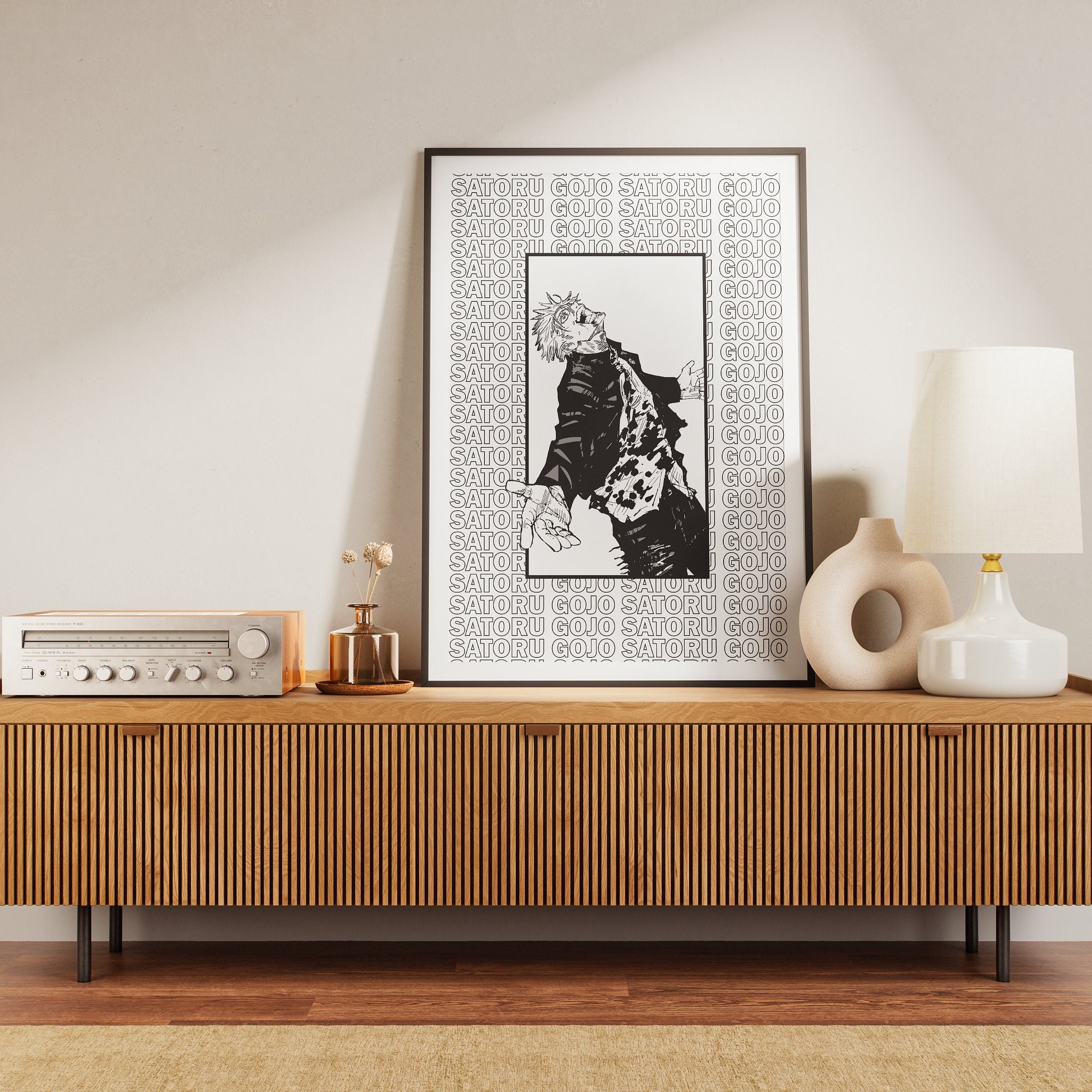 Jujutsu Kaisen Poster/ Anime Wall Print/manga Art/anime Poster/satoru ...