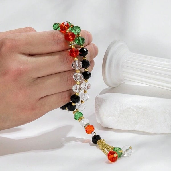 Glass Palestinian Prayer Beads