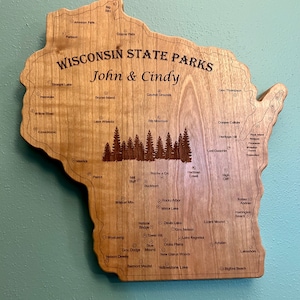 Wisconsin State Park Tracker Plakette