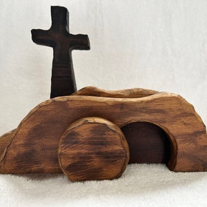 Wooden Empty Tomb Easter Decor
