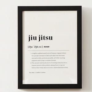 Jiu Jitsu Druck, Lustiger Jiu Jitsu Druck, BJJ Poster, MMA Wandkunst, Geschenk für Sie, Gym Dekoration, printable Art