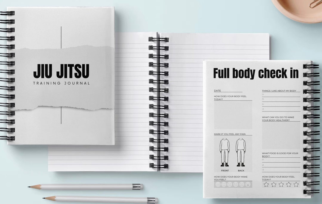 Customizable 2025 Jiu Jitsu Journal/calendar, Printable Bjj Habit