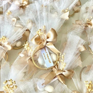 Bonbons de mariage aux amandes, Cadeaux de fiançailles, Bonbons de mariage, Cadeau personnalisé, Cadeaux de mariage uniques