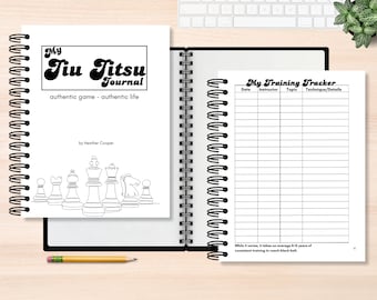 Descarga imprimible del diario de Jiu Jitsu para mujeres