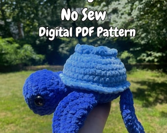 No Sew Blueberry Turtle Crochet Pattern, Crochet PDF Pattern, Digital Pattern, Downloadable Crochet Pattern, Fruit Turtles