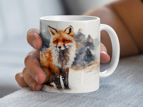 Foxes Of The World Ceramic Coffee Mug – 11 Oz, Dishwasher & Microwave Safe, Lead-Free Print