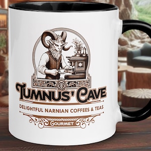 The Lion, The Witch, and The Wardrobe Tumnus Mug - Inspired by CS Lewis&#39; Chronicles of Narnia - SKU: 662A8222624F9_11051