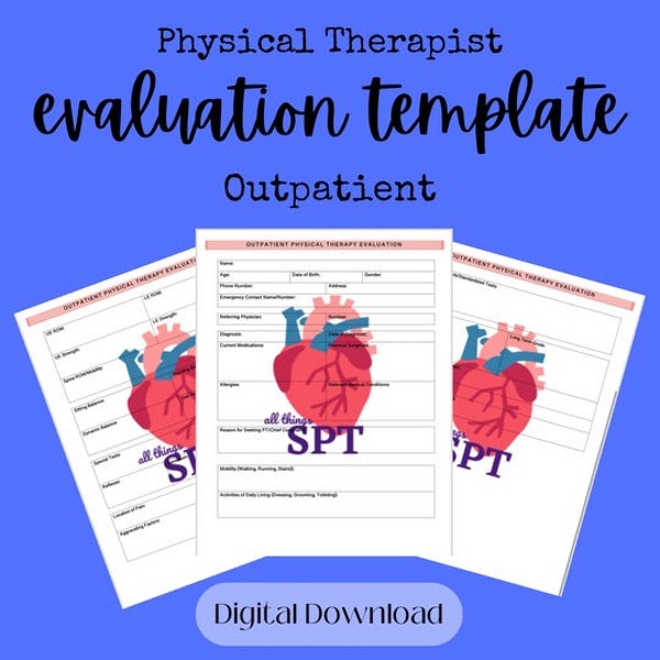 Outpatient Physical Therapy Evaluation Template