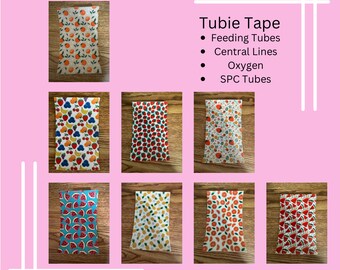 Tubie Tape - Fruit - Feeding Tubes, Oxygen, Central Lines, SPC Tubes, Medical Tape