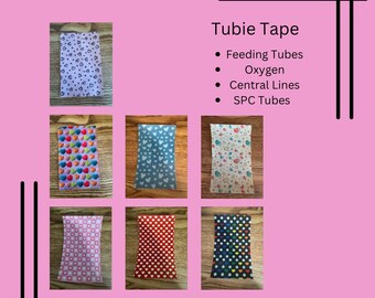 Tubie Tape - Hearts - Feeding Tubes, Oxygen, Central Lines, SPC Tubes, Medical Tape
