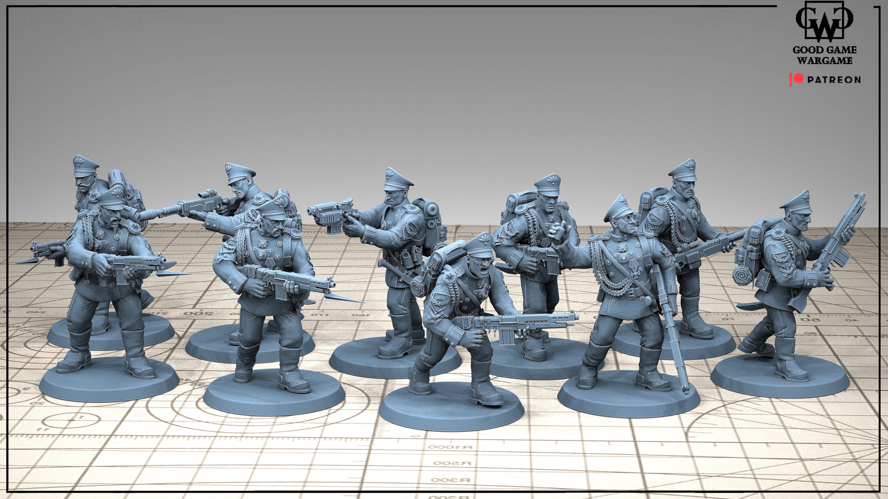 ウォーハンマー40K Mordian Iron Guard (OOP) ウォーハンマー40K Mordian Iron Guard (OOP) Mordian Iron
