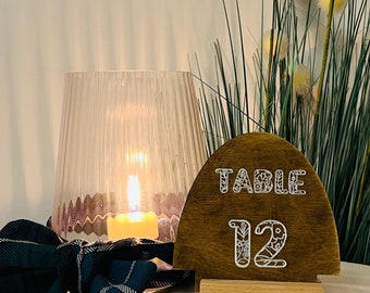 Wedding Table Number or Name