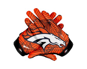 Broncos NFL American Football Gloves by Lupin Rage