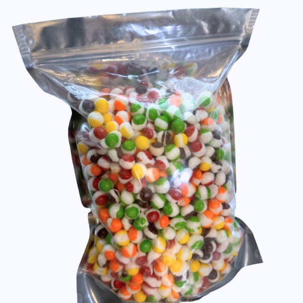 GALLON Bag of Freeze-Dried Authentic Skittles | Freeze-Dried Candy | Bulk Crunchy Snack for Ultimate Flavor | 40oz Of Freeze Dried Skittles