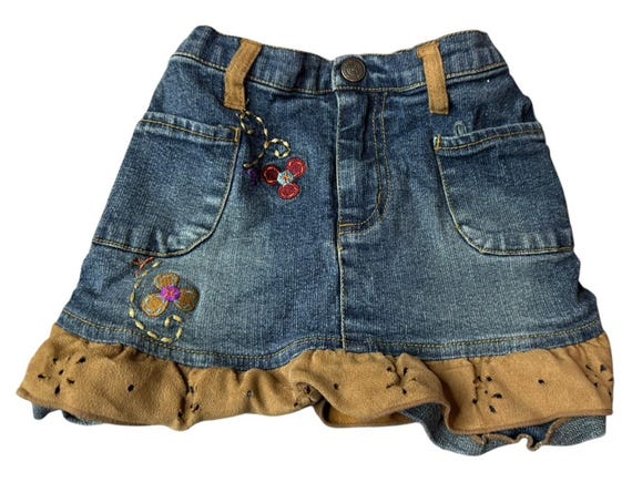 パンツ andmary Fur pocket denim skirt オリジナル 販売 Fur pocket denim skirt andmary 【公式通販】