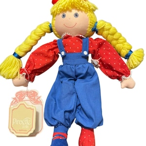Rare Vintage NWT 1984 Applause Kristy Doll 10” tall Piroette Doll Missing Shoe image 1