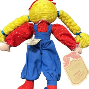 Rare Vintage NWT 1984 Applause Kristy Doll 10” tall Piroette Doll Missing Shoe image 2