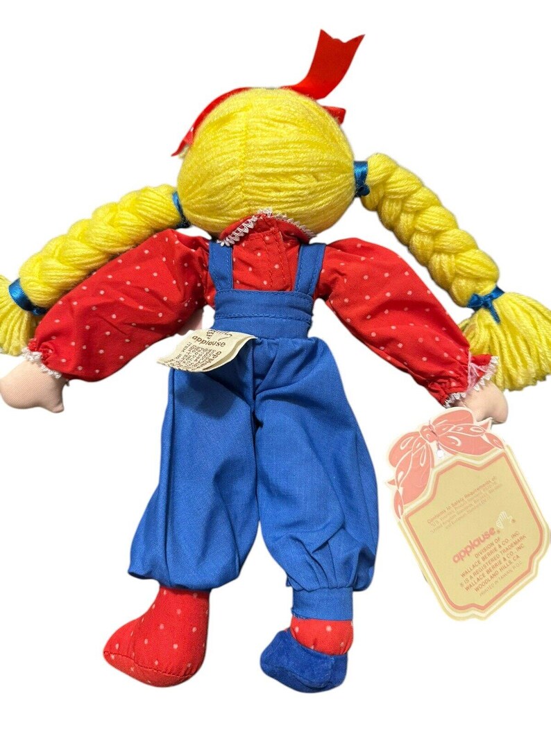 Rare Vintage NWT 1984 Applause Kristy Doll 10” tall Piroette Doll Missing Shoe image 2