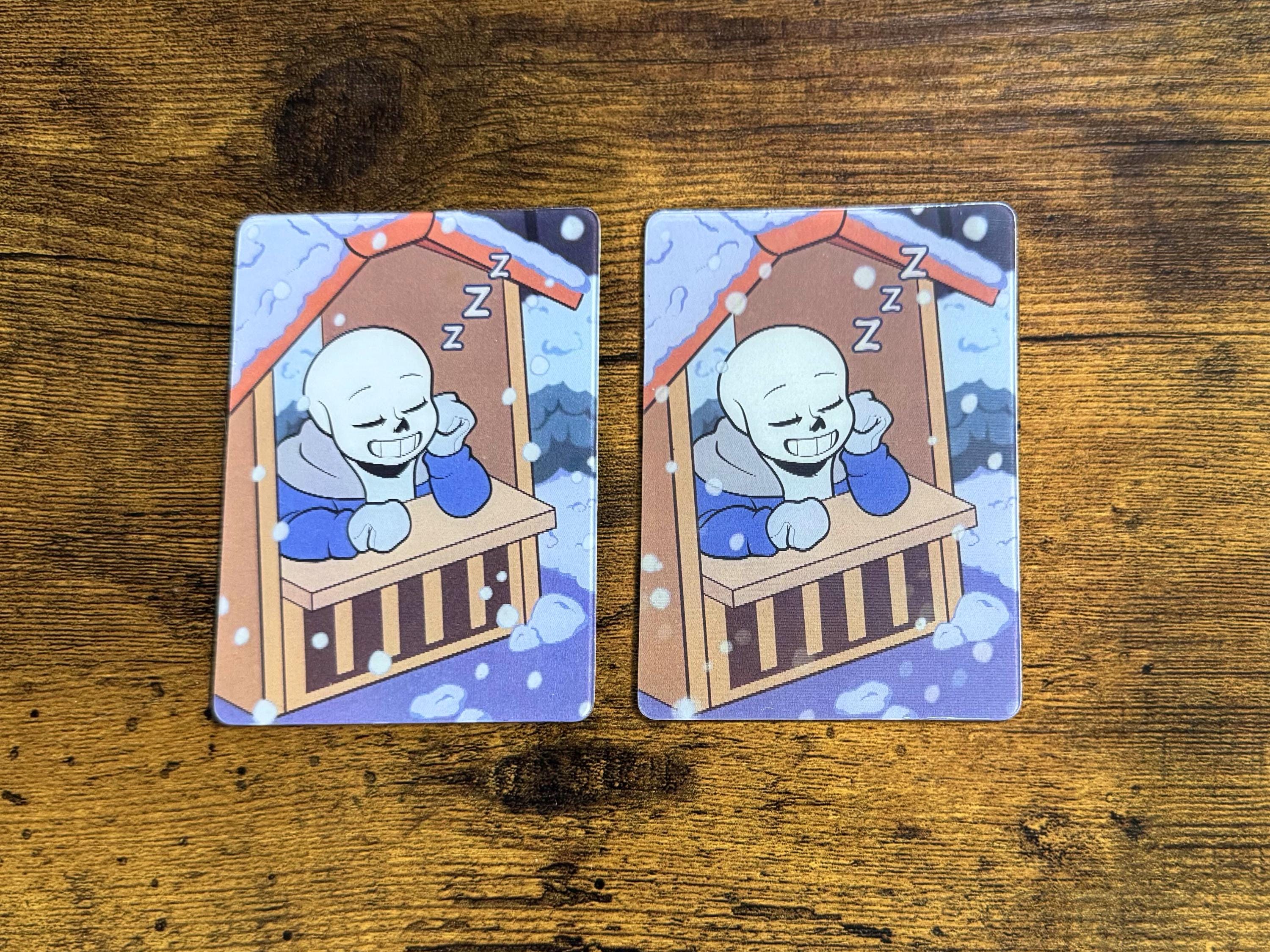 undertale card sleeves Sans (Undertale) Lenticular Card