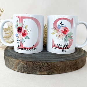 Tasse mit Buchstaben, Tasse mit Namen, Tasse personalisiert mit Namen , Keramik Tasse, Geschenk, Kaffeetasse, Muttertag Bild 3