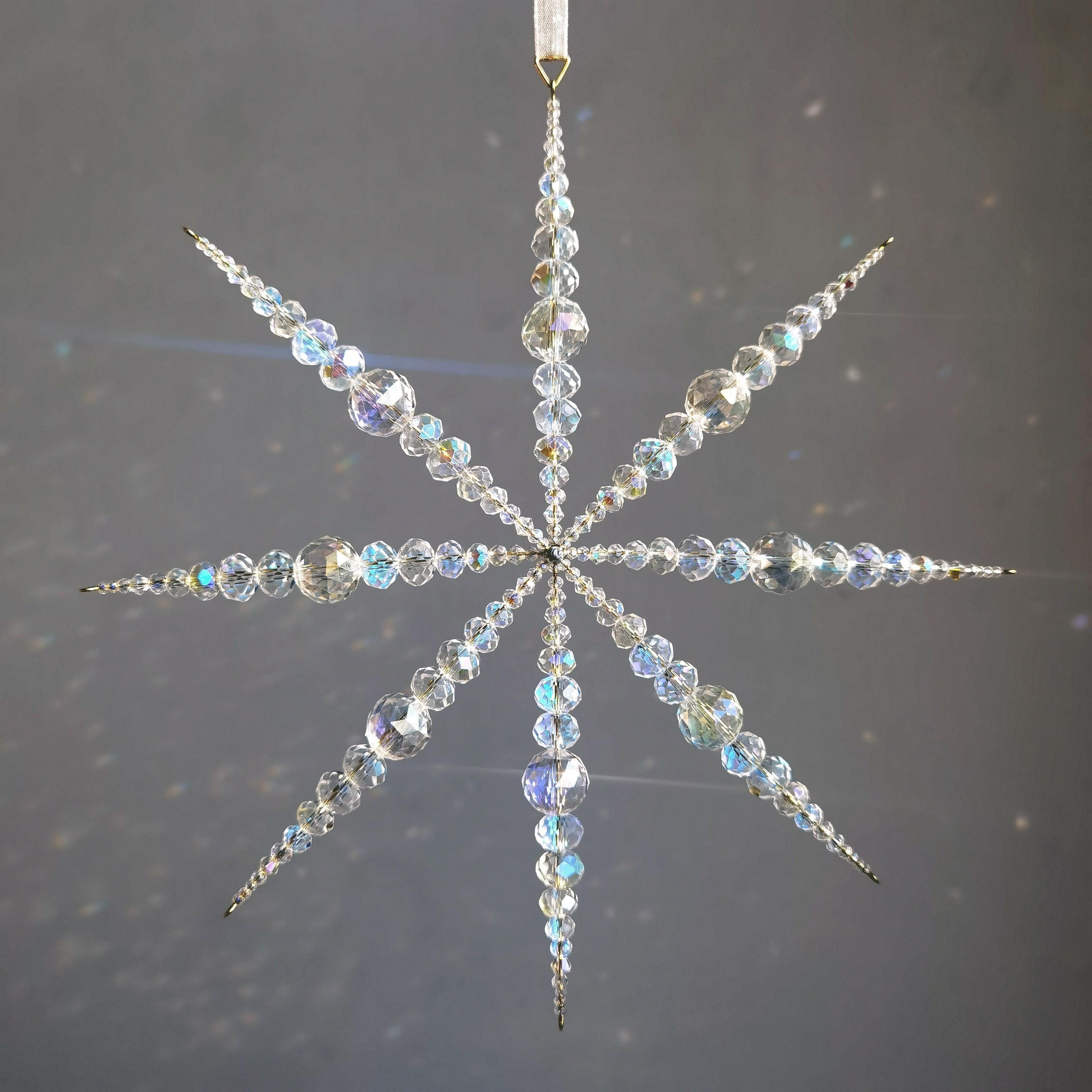Weihnachtsstern aus glas - Etsy.de