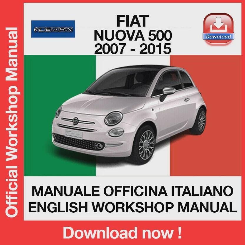 Fiat 500 workshop manual - Etsy 日本