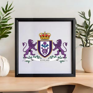 CUSTOM Family Crest | Personalized Coat-of-Arms | Heraldic Art | Family Heritage | Personalized Gifts Family Crest