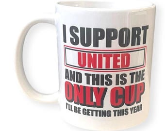 Man United Fan Mug: Funny Football Gift