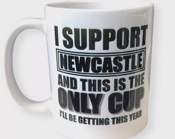 Tazza da calcio del Newcastle: regalo divertente per i tifosi