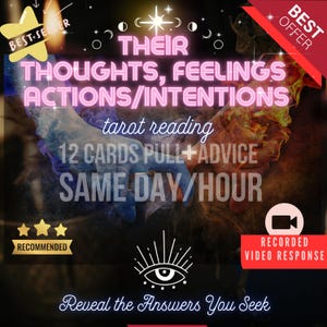 Their Thoughts, Actions, and Feelings Tarot Reading: Uncover the Truth Behind Their Intentions