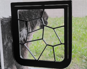 Gattaiola per zanzariera con chiusura magnetica