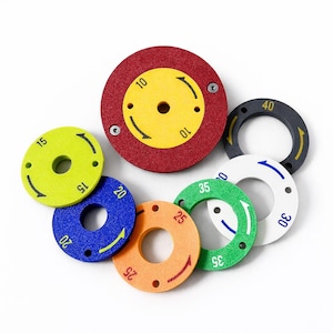 Insert rings for router table with POF router, Bosch POF 1200, POF 1400 | Reducing rings | Ring wrench | Router template