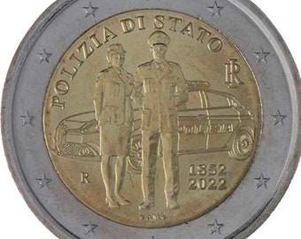 2 Euro Italy 2022 - 170th Anniversary of the foundation of the Italian National Police