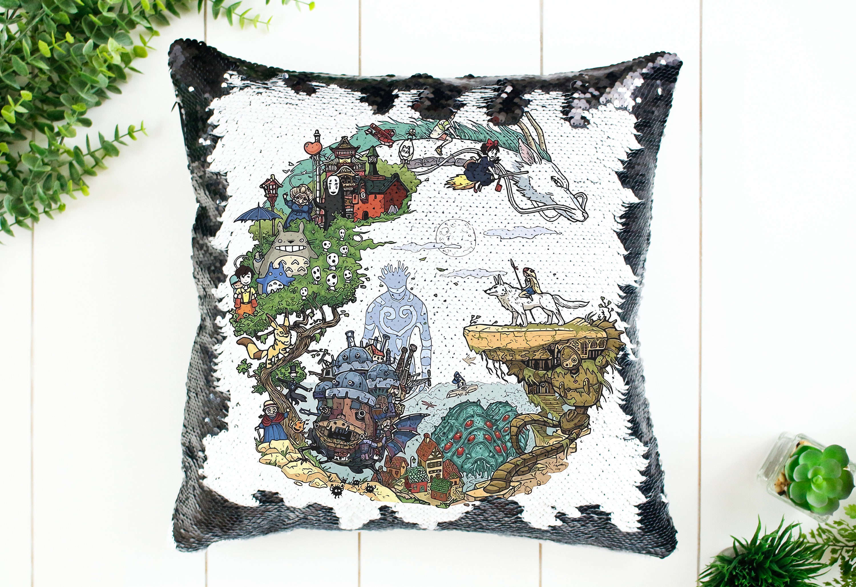 Ghibli pillow sale