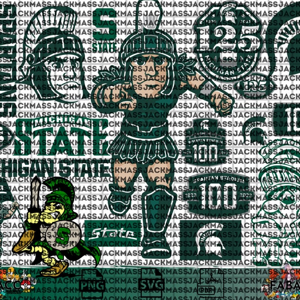 Michigan State University SVG, Spartans SVG, Game Day, Basketball, Mom, College, Football, Instant Download.