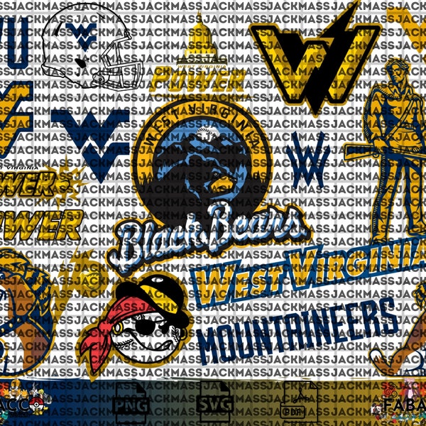 West Virginia SVG, Mountaineers SVG, College, Basketball, Game Day, Football, Mom, Ready For Cricut, Instant Download.