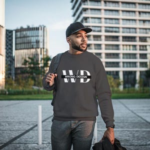 Wrong Design - WD Through Design Branded Sweatshirt - Jumper