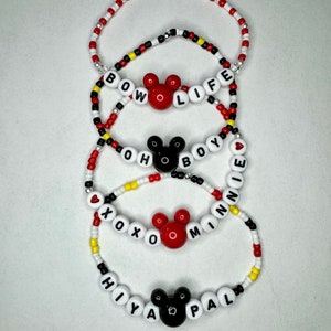 Musse och Mimmi | Dynamic Duo Collection Pärlarmband - Disney - Musse Pigg - Mimmi Pigg - Disney World - Disneyland - WDW