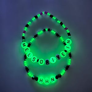 Halloween Horror Nights Glow-in-the-Dark Beaded Bracelets | HHN - Horror Nights - Halloween - Universal - Mel’s Die In
