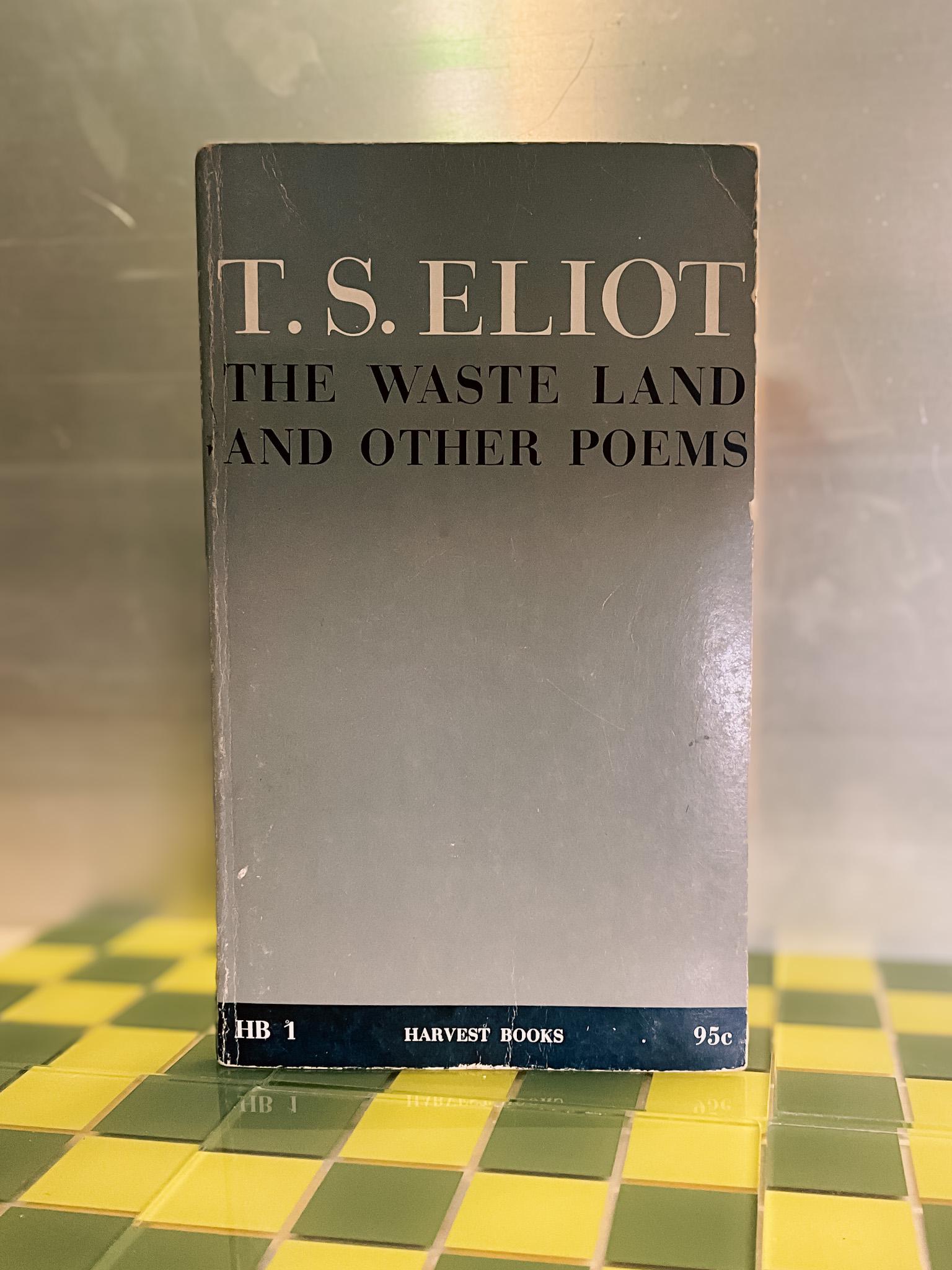 T.S.エリオット著『荒地とその他の詩』の復元版 - Etsy 日本