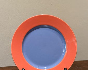 Lindt Stymeist Colorways 8&quot; Plate (Salmon/Periwinkle Blue)