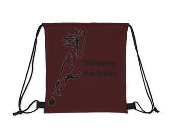 Whispering Oak Stables Drawstring Bag