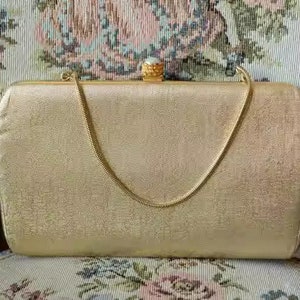 Vintage 1930s chain gold Evening Bag/Hand bag/Purse