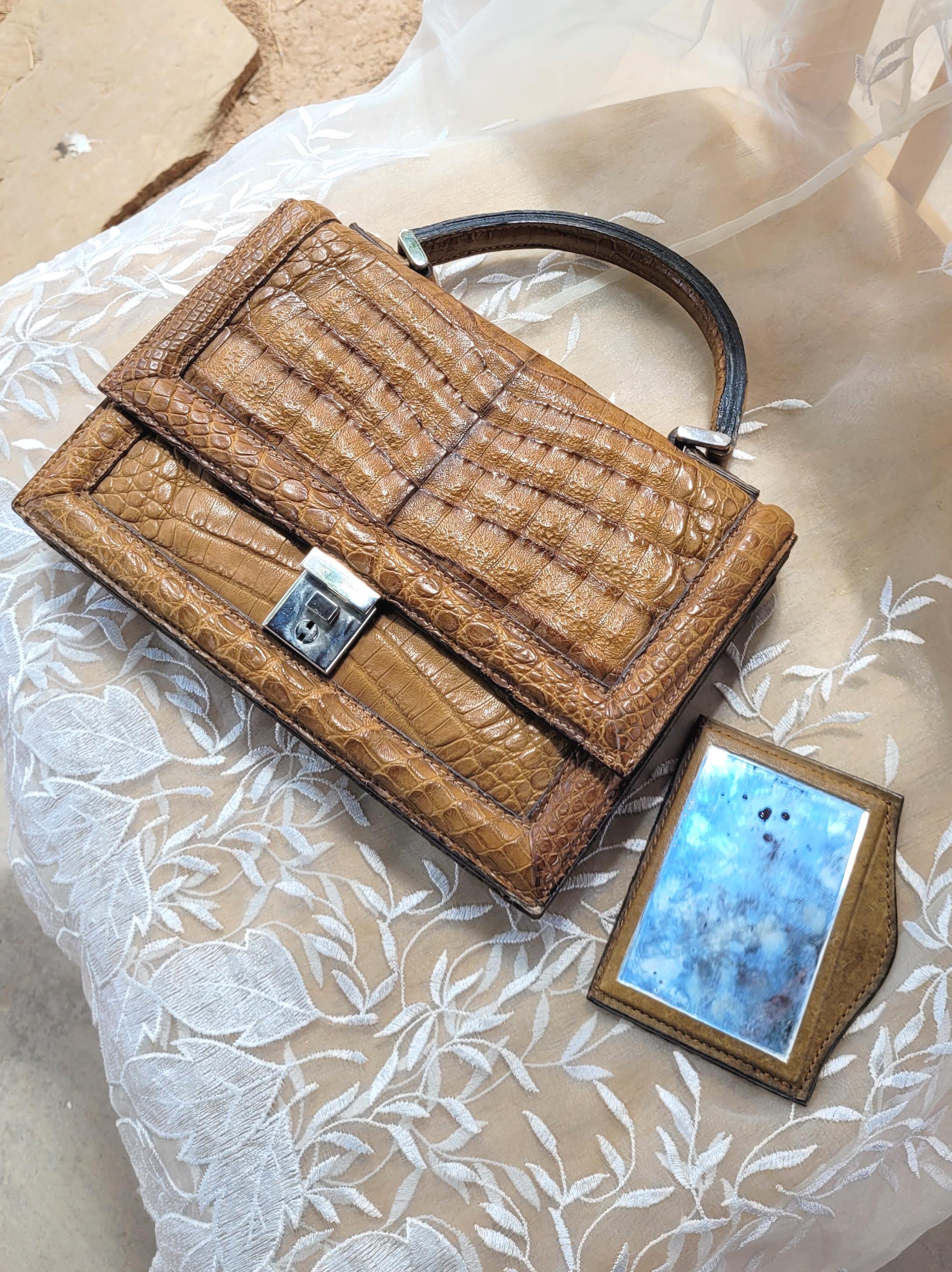 Vintage Crocodile Handbags - Etsy UK