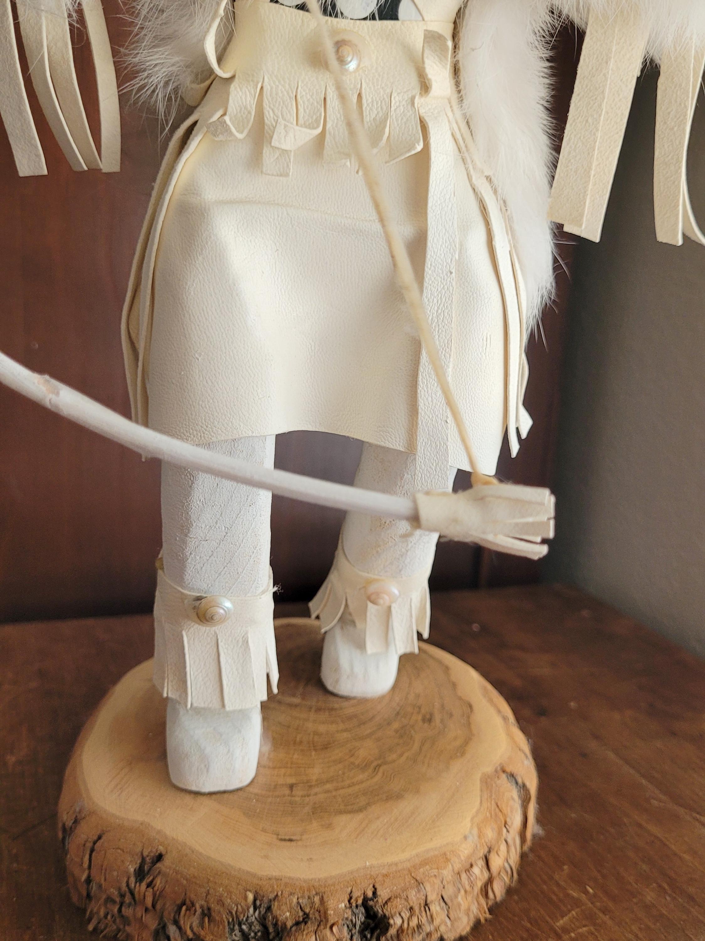 未使用 廃盤 Billy doll カウボーイ ソフビ レア Vintage Buffalo Warrior Kachina Doll , 12.5″ Signed Virginia Begay